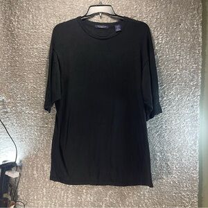 Sahara Club Tunic Top Silk Blend Short Sleeve XL Bohemian Classic Preppy